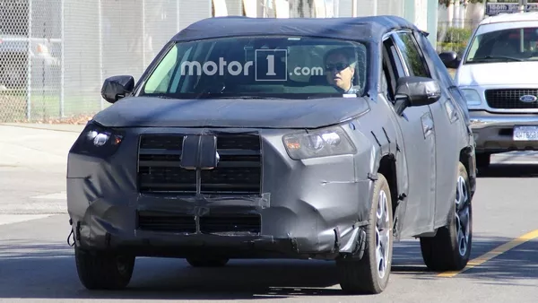 Next-gen Toyota RAV4 angular front - spy shots