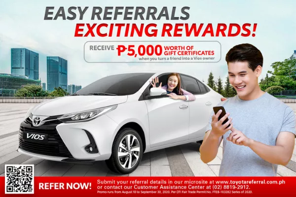 What are you waiting for? Toyota PH Referral Rewards program