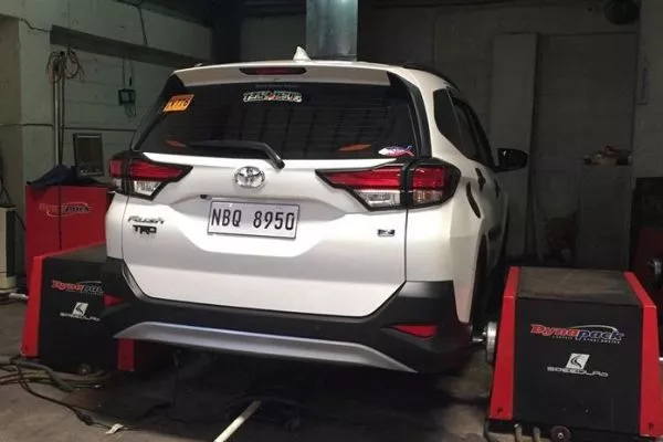 For a reasonable price, you can upgrade your car's ECU with a piggy back computer toyota-rush-dyno-test-