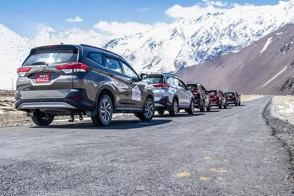 Toyota Rush all lined up 