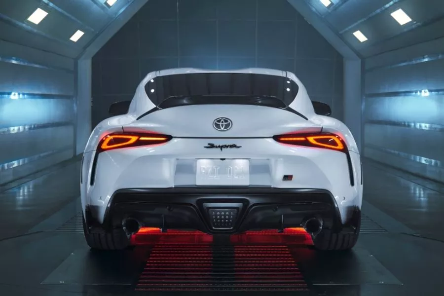 Toyota GR Supra A91-CF rear view