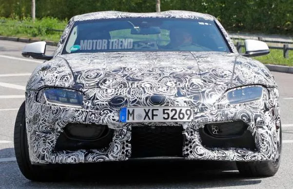 Front view of a Toyota Supra 2018