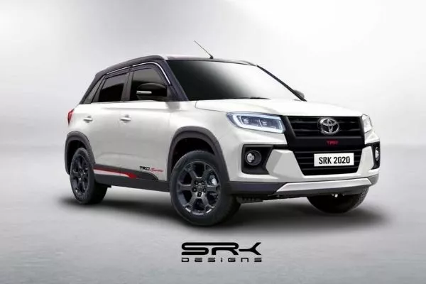 Rendered image of the Toyota Urban Cruiser