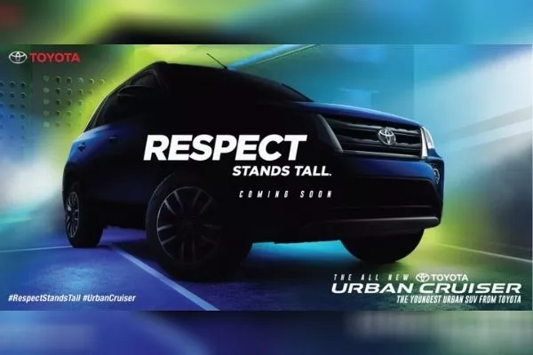 A Toyota Urban Cruiser ad