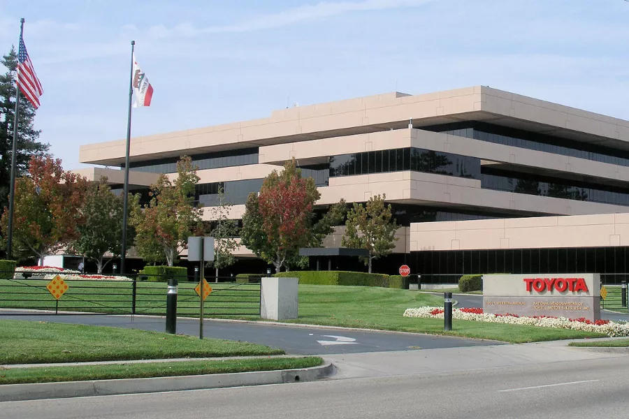 A picture of the Toyota USA headquarters.
