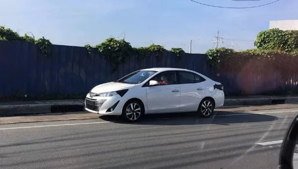 Toyota Vios 2018 spied on the road