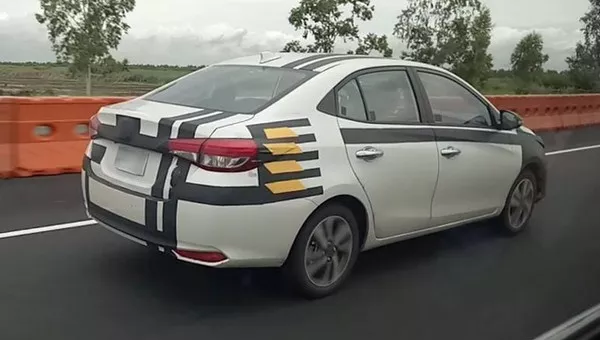 Spied Toyota Vios 2018 angular rear