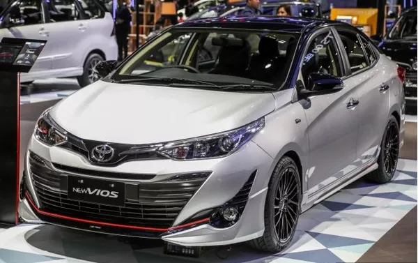 angular front of the Toyota Vios TRD 2018 prototype at GIIAS 2018