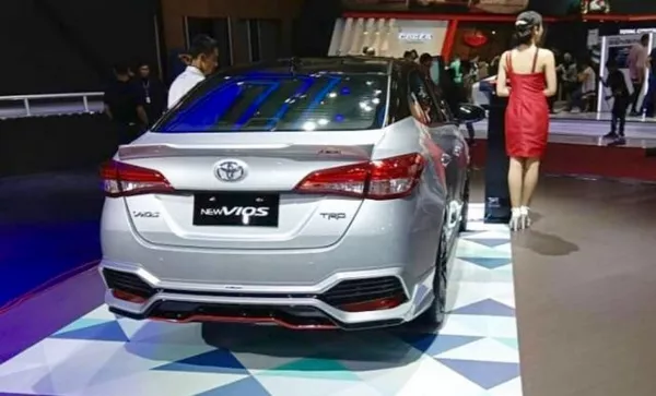 rear of the Toyota Vios TRD 2018 prototype at GIIAS 2018