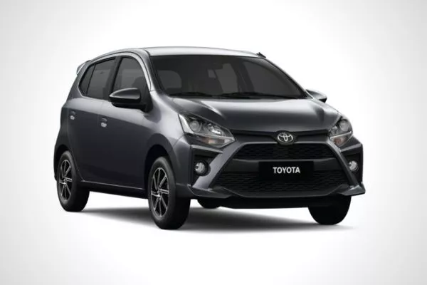 A black Toyota Wigo
