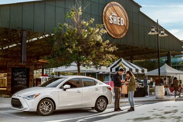 Toyota Yaris 2019 sedan side view