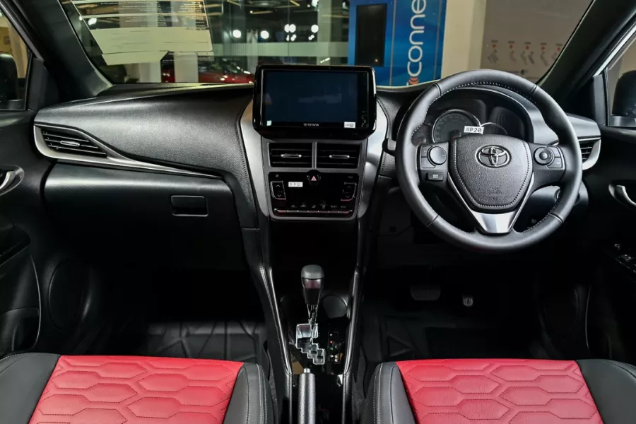 The new Yaris now has Toyota Safety Sense Toyota Yaris interior view