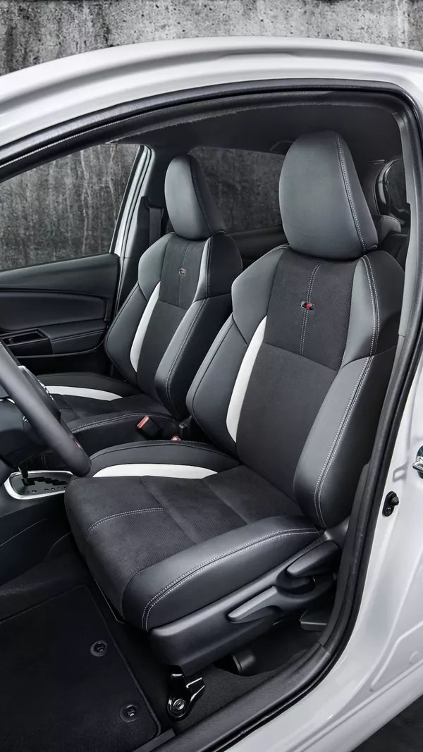 The interior of the Toyota Yaris GR Sport 2019
