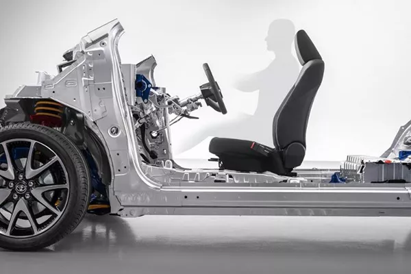 GA-B platform with a silhouette of a driver