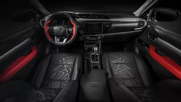 The Toyota Hilux 2018 interior
