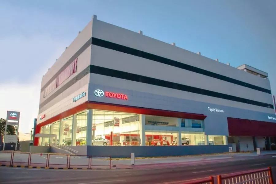 A picture of the Toyota Marikina dealership