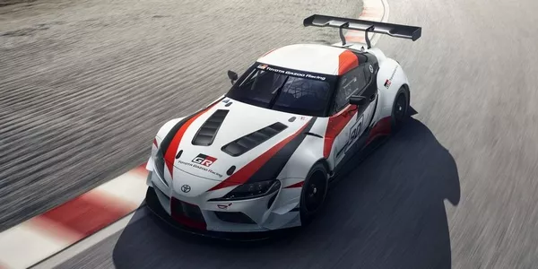 toyota supra 2019 on the track