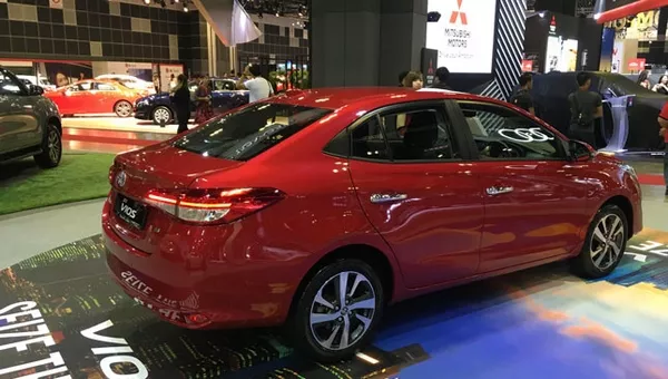 Toyota Vios 2018 angular rear