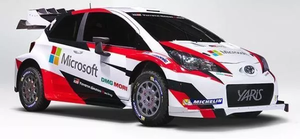 angular front of the Toyota Yaris GRMN