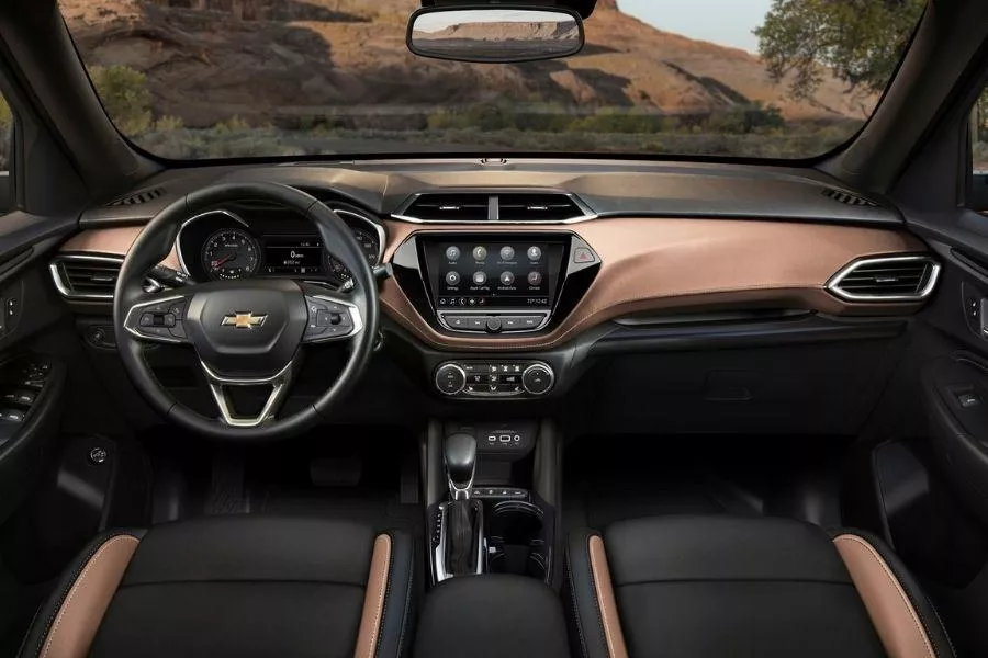 A picture of the Trailblazer's cockpit