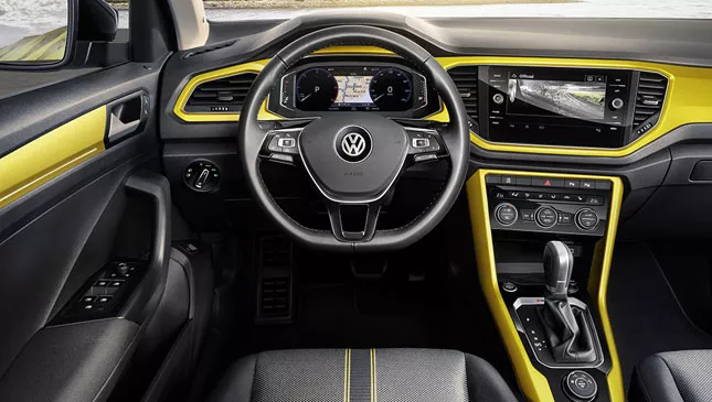 Volkswagen's T-Roc driving cabin