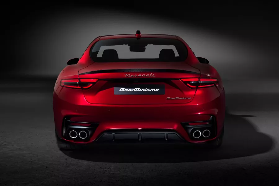 A picture of the rear of the GranTurismo Trofeo