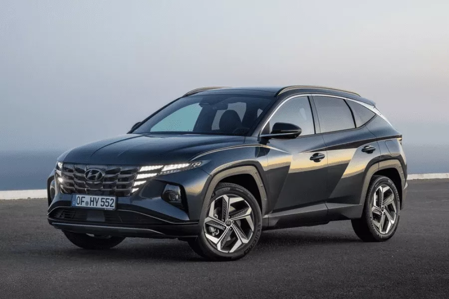 All-new Hyundai Tucson front profile shot