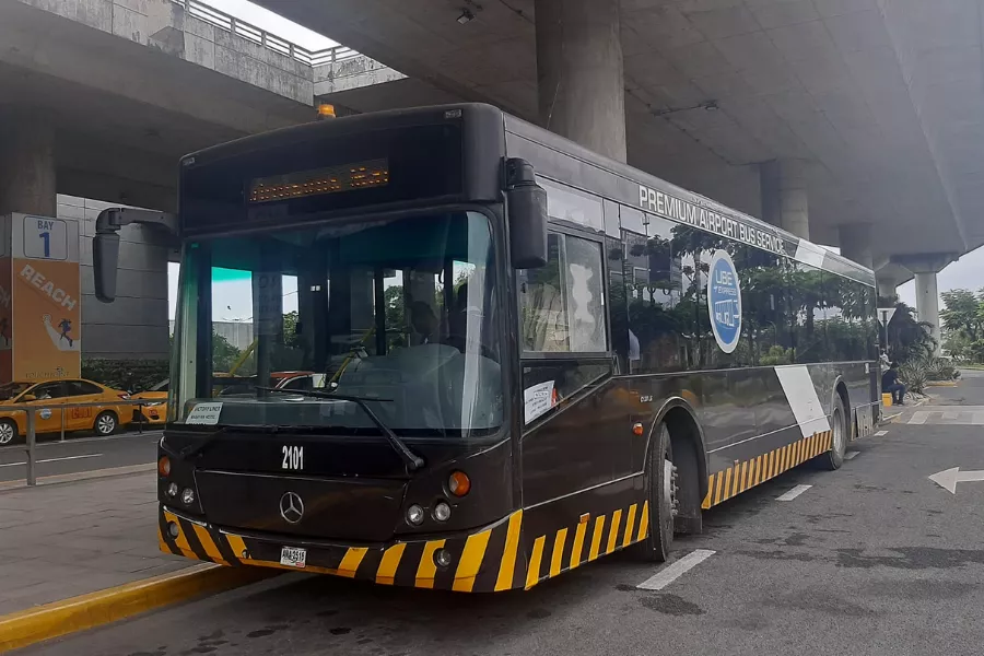 A picture of an UBE Express bus unit