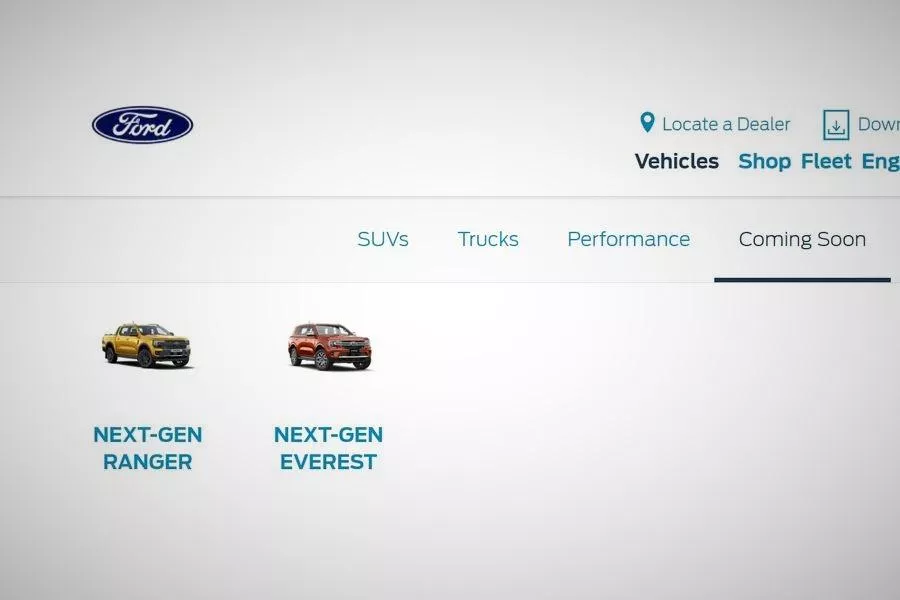 Ford PH website