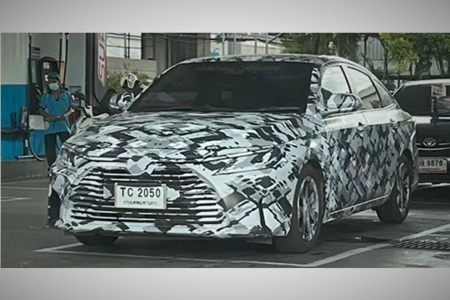 2023 Toyota Vios test mule front