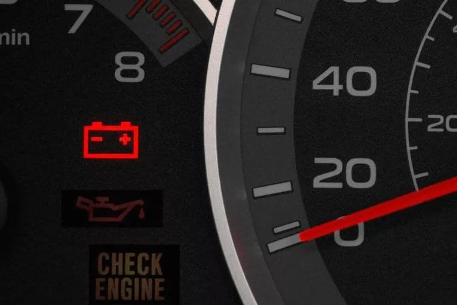 Battery warning icon