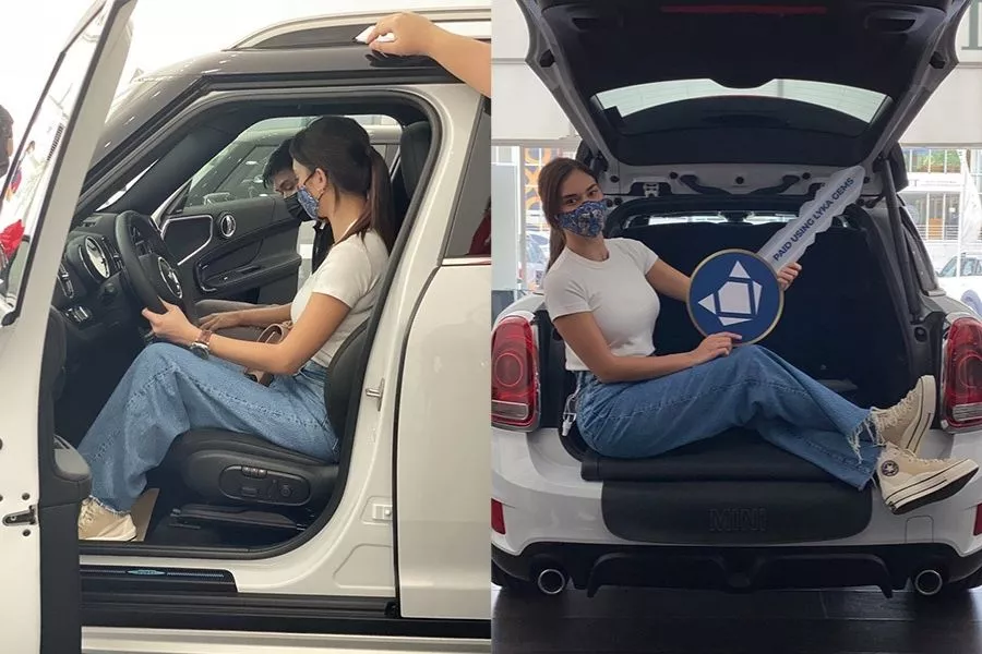 Pia Wurtzbach with Mini Countryman 