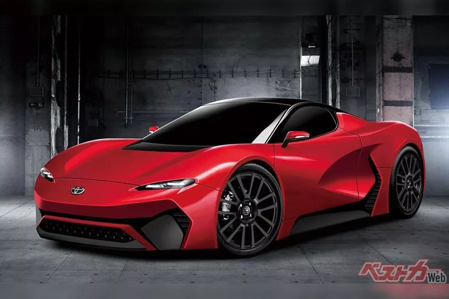 Rumored Toyota sports car render