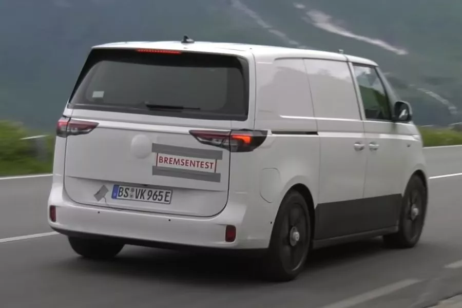 VW ID Buzz testing rear