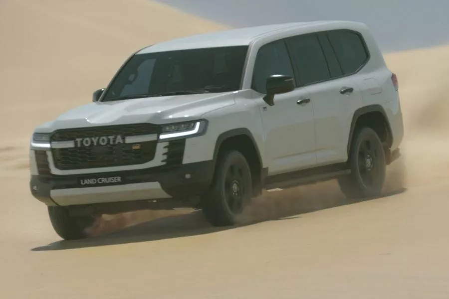 The Land Cruiser GR Sport Toyota Land Cruiser GR Sport front view