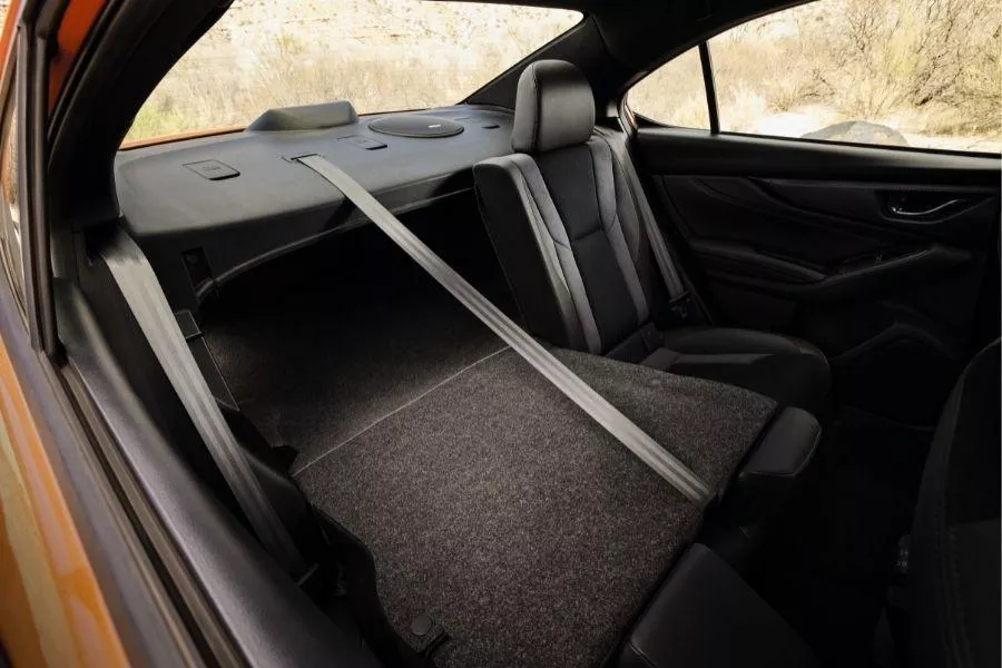 2022 Subaru WRX rear seats