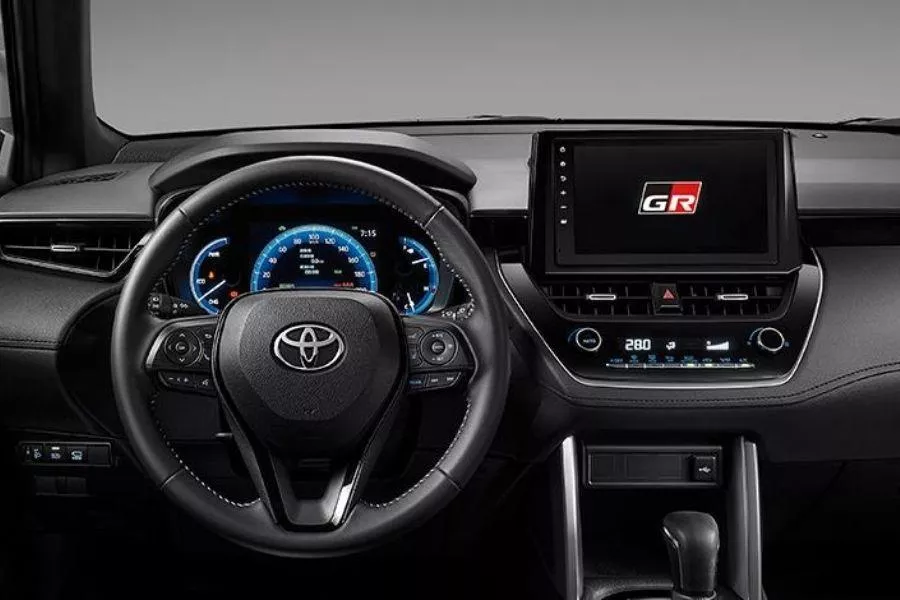 Corolla Cross GR Sport cabin