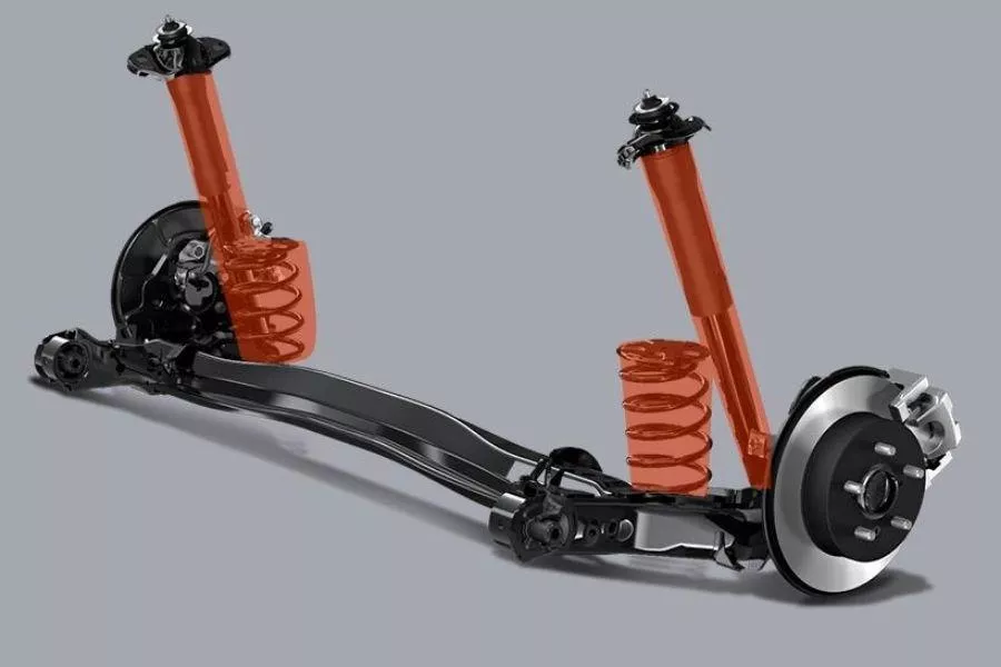 Corolla Cross GR Sport suspension