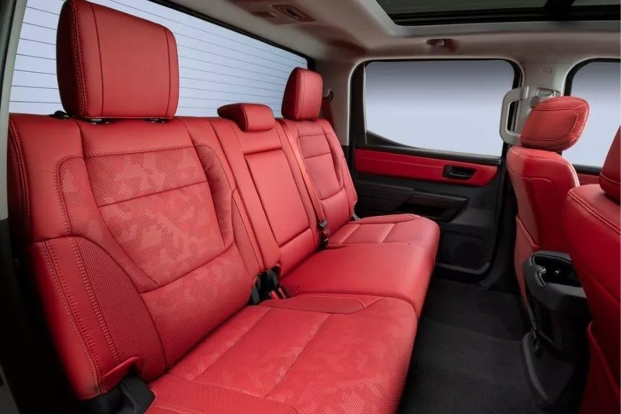 2022 Tundra rear seats