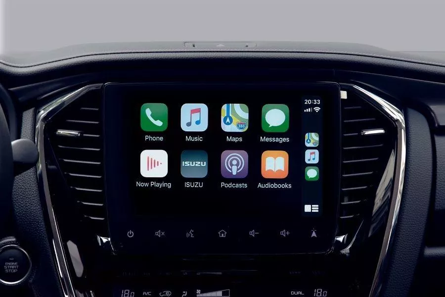 2022 Isuzu mu-X head unit