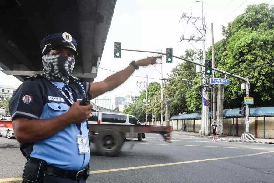 Manila traffic enforcer