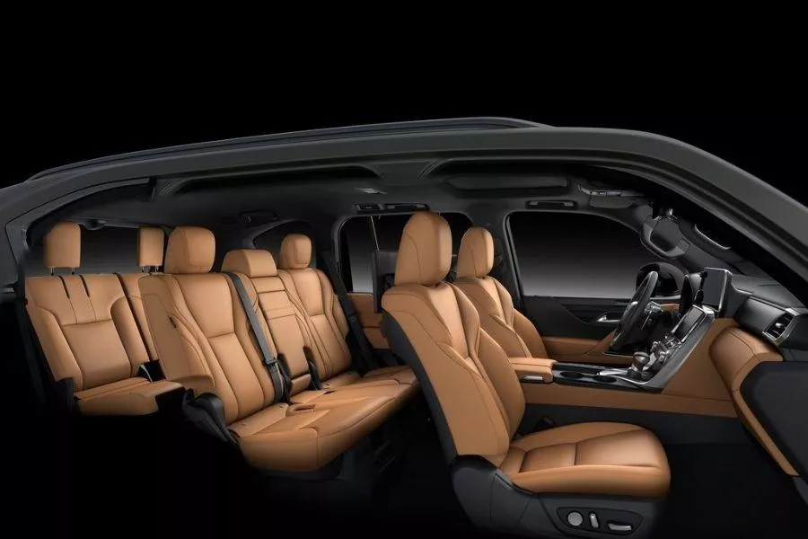 2022 Lexus LX seating