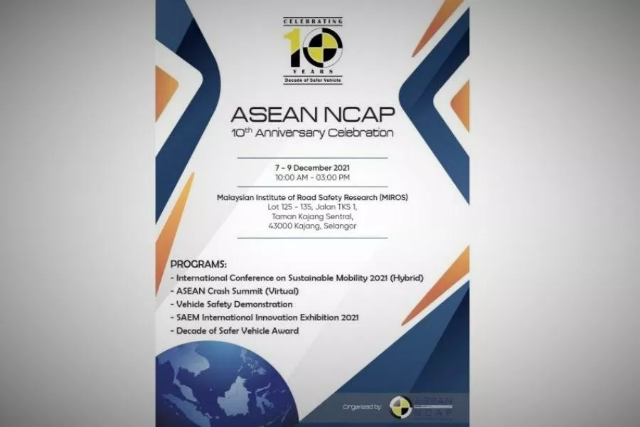 ASEAN NCAP anniversary notice