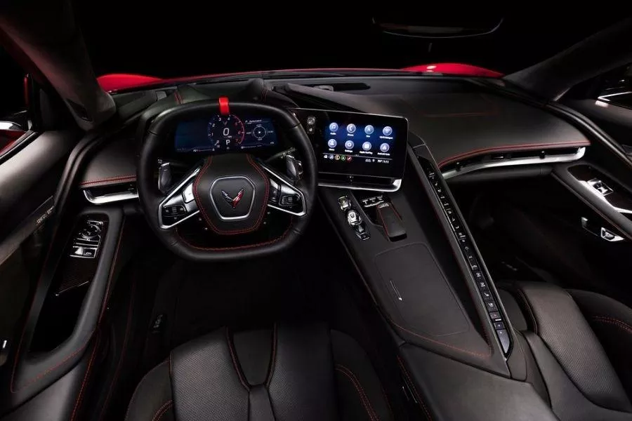 2022 Chevrolet Corvette C8 cockpit