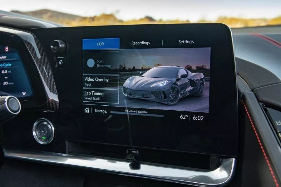 Chevrolet Corvette C8 head unit