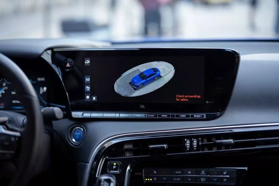 Toyota sonar readout