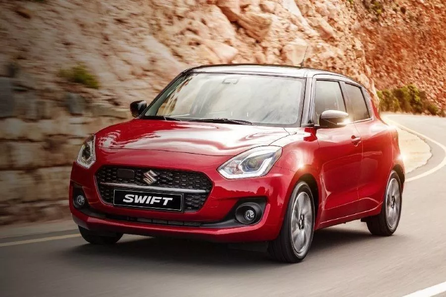 A sportier appeal Suzuki Swift front view
