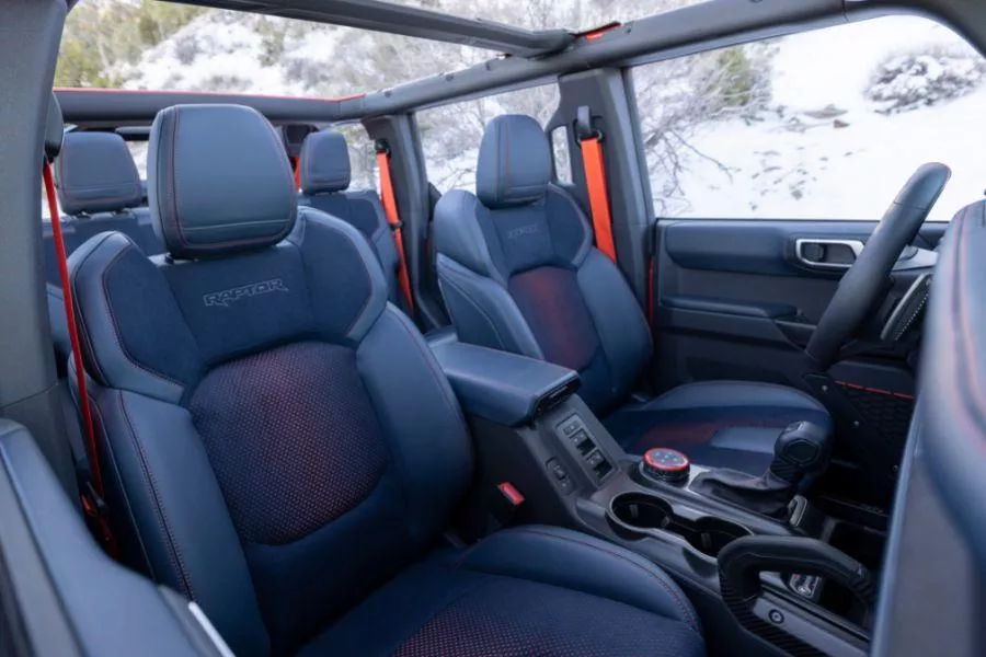 Bronco Raptor seats