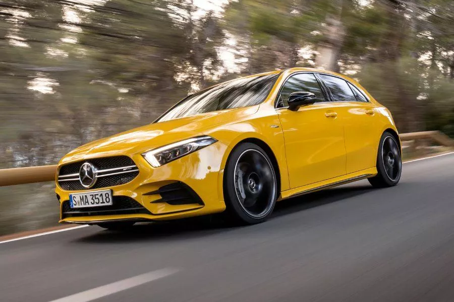 A 35 AMG yellow