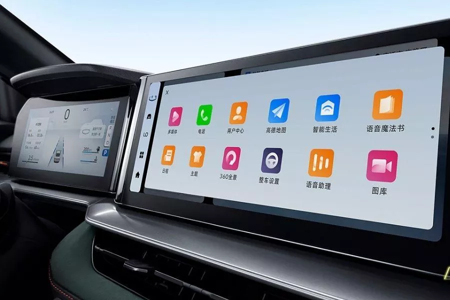 Geely Binrui Cool monitors